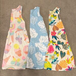 Colorful Sleeveless Dresses Set - girls size 6